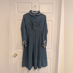 Vintage Style Button Up Dress